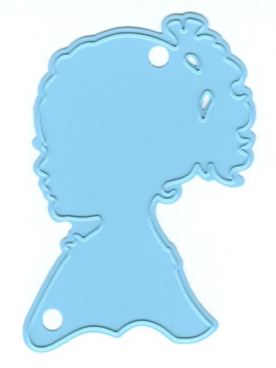 Marianne Design : Matrices de découpe Creatables - Silhouette jeune fille avec queue de cheval