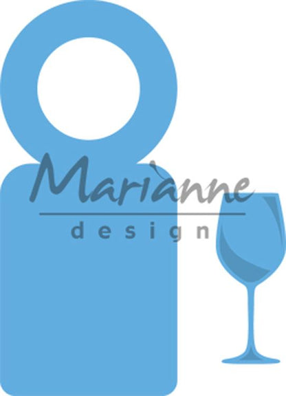 Marianne Design: Matrices de découpe Creatables - Étiquette de bouteille