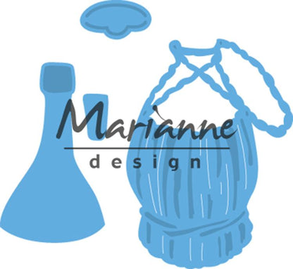 Marianne Design Bouteille de vin de Tiny