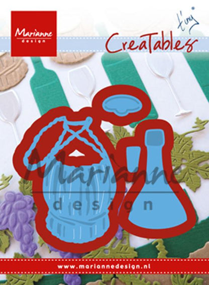Marianne Design Bouteille de vin de Tiny