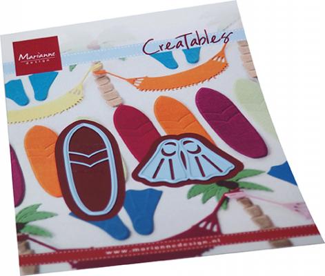 Matrice de découpe Marianne Design Creatables - Planche de surf et palmes