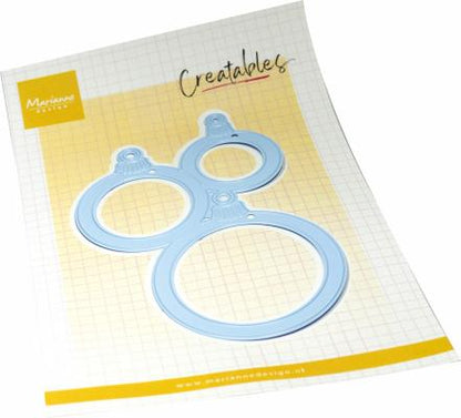 Matrice de découpe Creatables de Marianne Design - Boules de Noël de composition