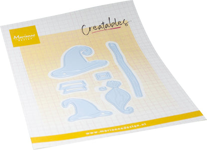 Marianne Design Creatables Die - Witch Hats & Broomstick