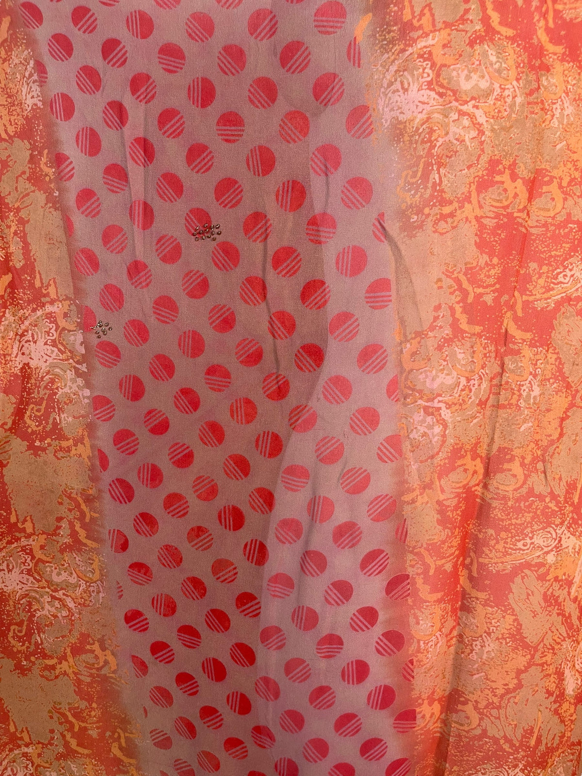 PRG6379 Kaftan long en pure soie transparente Avatar
