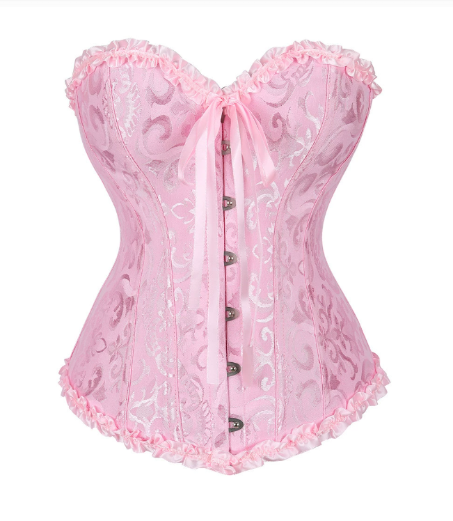 Haut corset baleiné à lacets