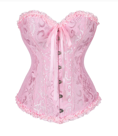Haut corset baleiné à lacets