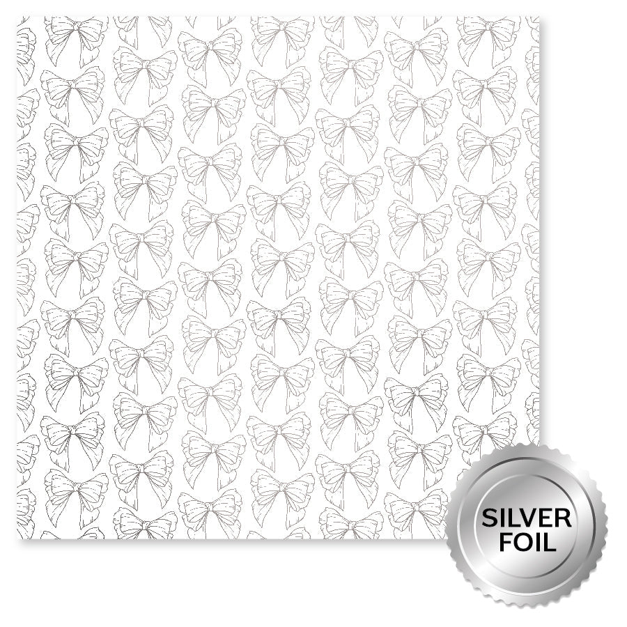 Feuille d'argent Lavande & Roses E Papier 30,5x30,5 cm (Lot de 6) 32259