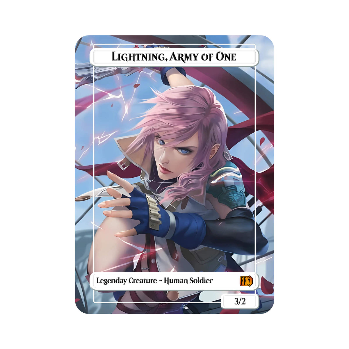 Carte Orica en métal Lightning, Armée à elle seule