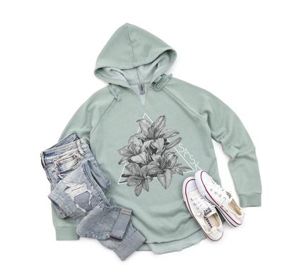 Kangourou de qualité supérieure noir et blanc Lily Triangle pour femmes | Vêtements Saskatchewan