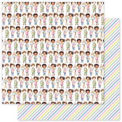Little Artists Patterns 6x6 Paper Collection 35026
