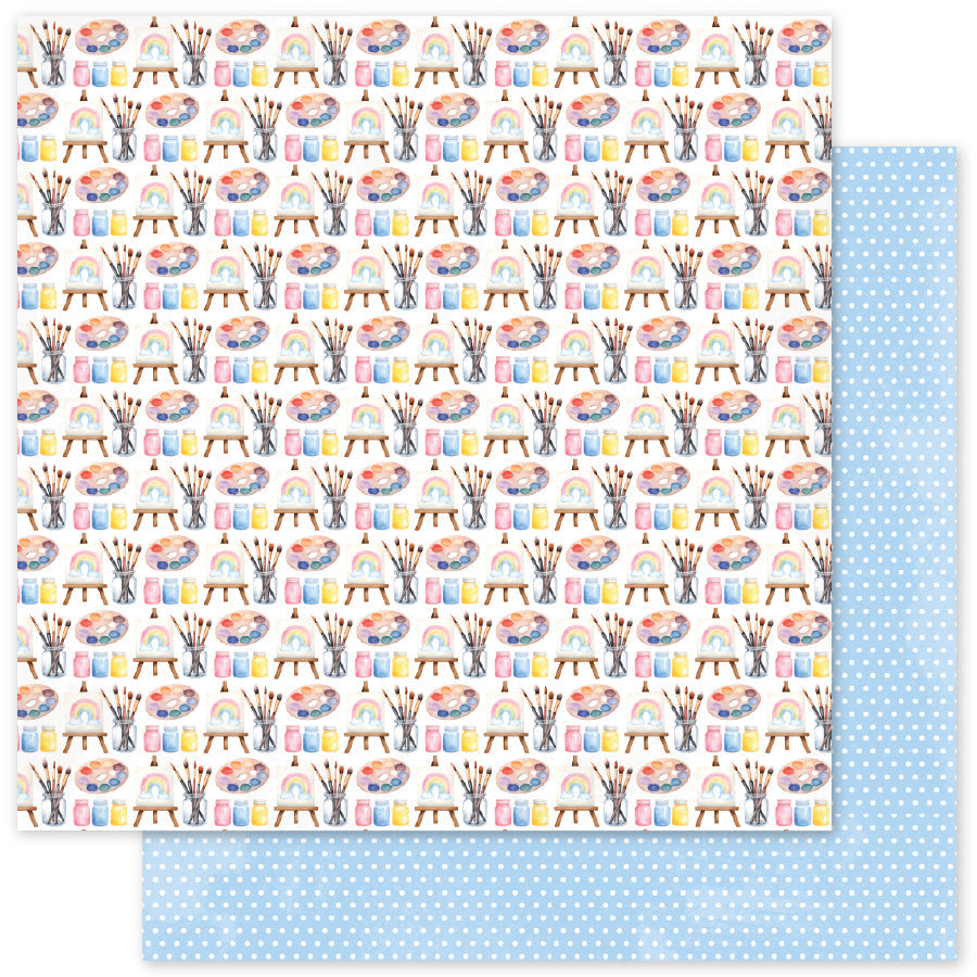 Collection de papiers Little Artists Motifs 30x30 35029