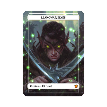 Carte Orica Métal des Elfes de Llanowar