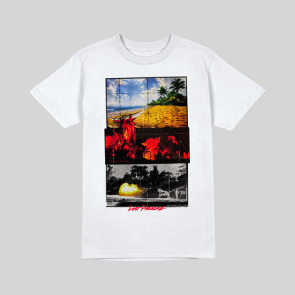 T-shirt Lost Paradise 2 - Blanc