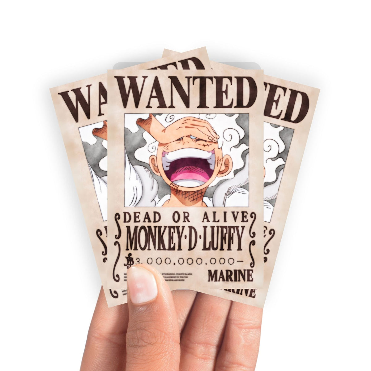 Luffy Wanted Poster Card Sleeves