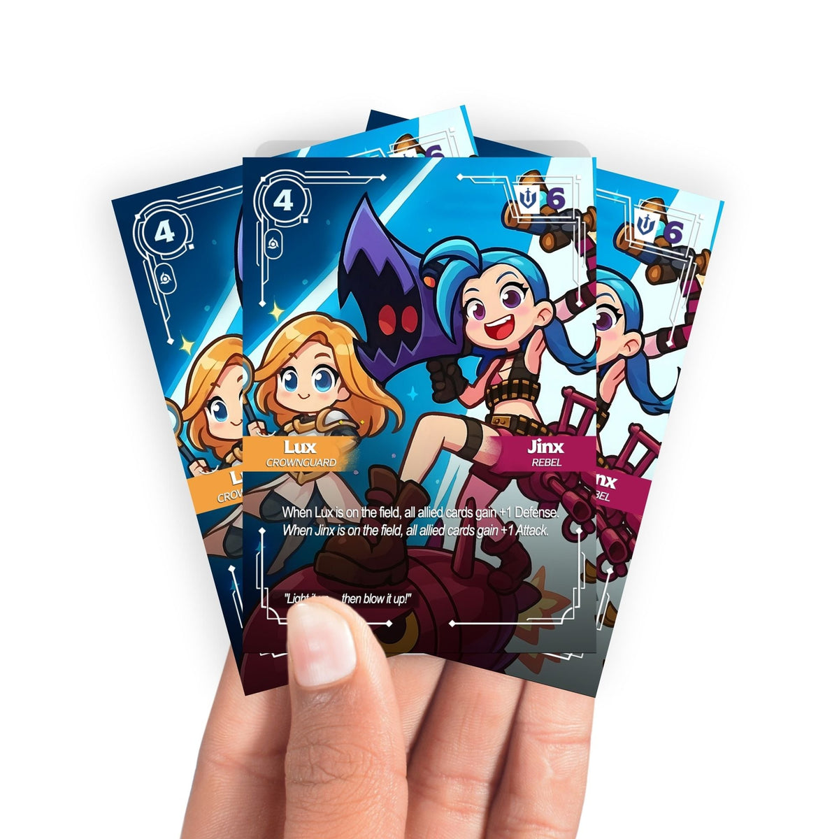 Lux and Jinx Card Sleeves