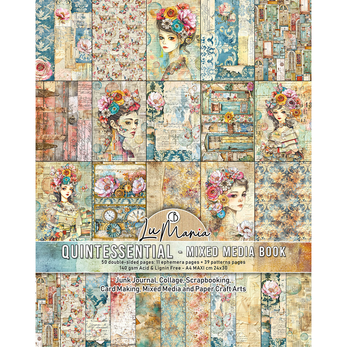 Mixed Media Book Quintessential A4 Maxi