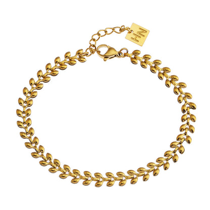 MAGDA Bracelet fantaisie à motif feuillage