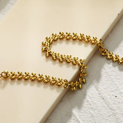 MAGDA Bracelet fantaisie à motif feuillage