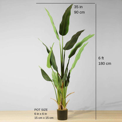 Plante artificielle en pot Maza Oiseau de Paradis (Plusieurs tailles)