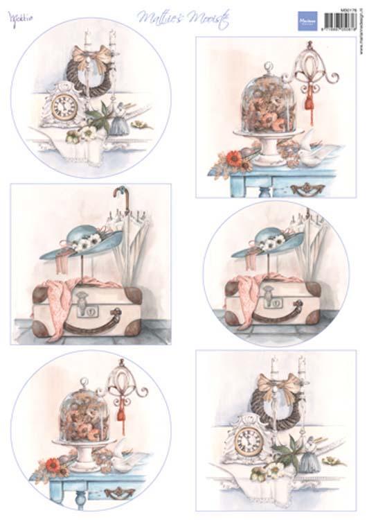 Marianne Design Feuille à Découper Mattie's Mooiste : Brocante