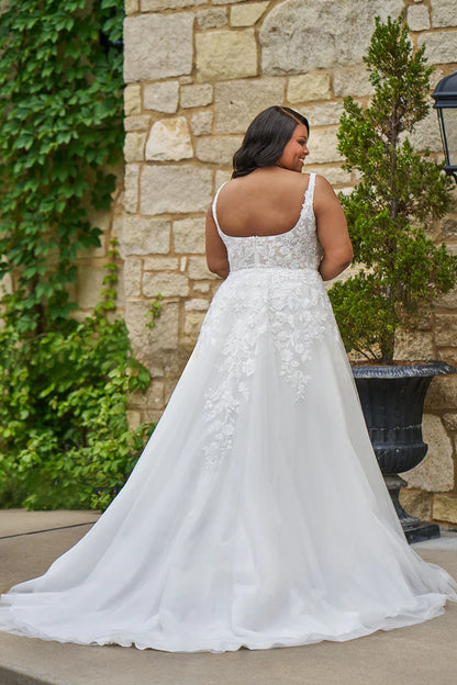 Robe de mariée coupe trapèze