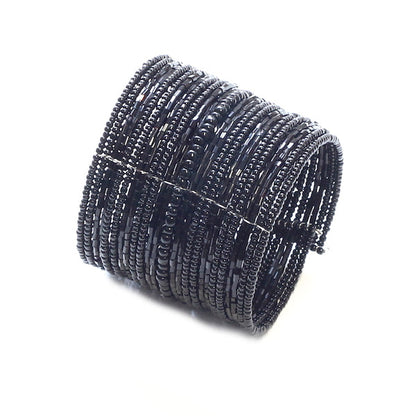 Wide Beaded Cuff