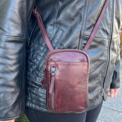 Sac bandoulière MET en cuir petit modèle