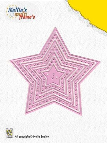 Matrices de découpe multi-cadres Étoile (lot de 7)