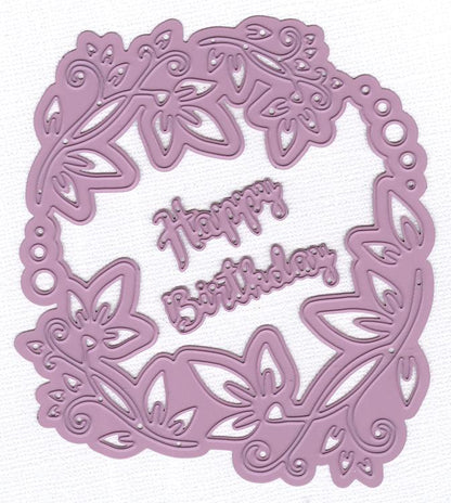 Matrice de découpe multi-cadres Nellies Choice - Joyeux Anniversaire