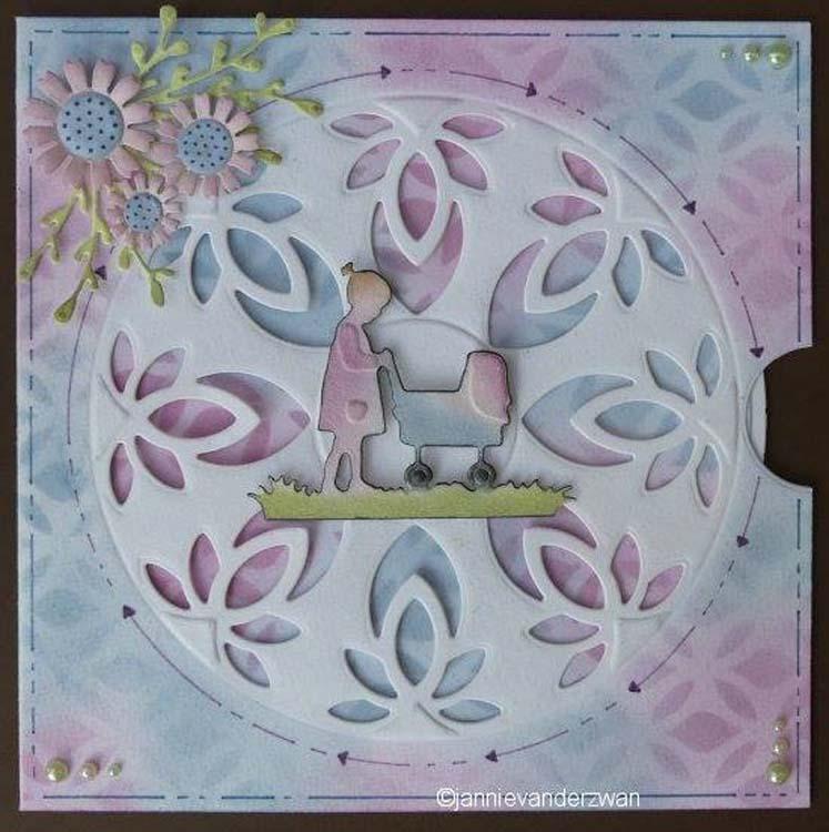 Nellie's Choice - Dies Cadres Multiples Fleur Kaléidoscope-Cercle