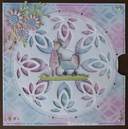 Nellie's Choice - Dies Cadres Multiples Fleur Kaléidoscope-Cercle