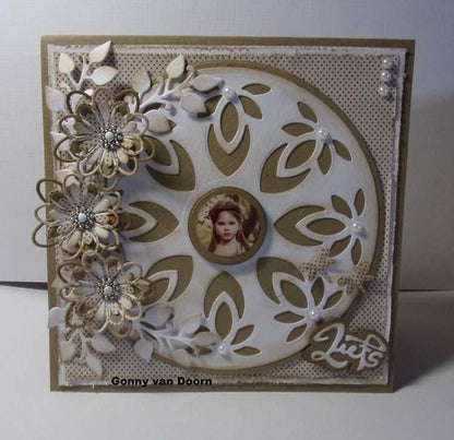 Nellie's Choice - Dies Cadres Multiples Fleur Kaléidoscope-Cercle