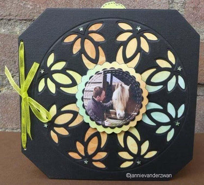 Nellie's Choice - Dies Cadres Multiples Fleur Kaléidoscope-Cercle