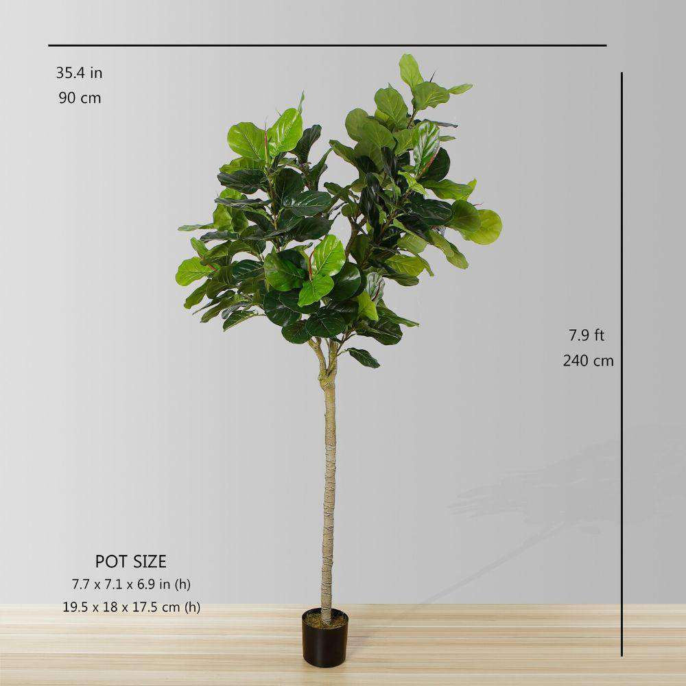 Plante artificielle en pot Ficus Lyrata Mila (plusieurs tailles)