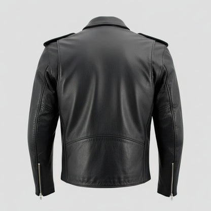 Blouson de moto en cuir X Element pour homme