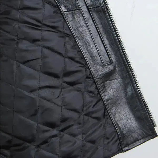 Blouson de moto en cuir X Element pour homme