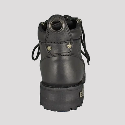 Bottes de moto double zip 6" pour femme Milwaukee Leather