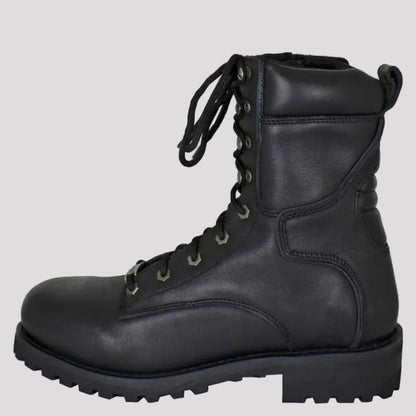 Open Road Men's 8" Quilted Motorcycle Boots