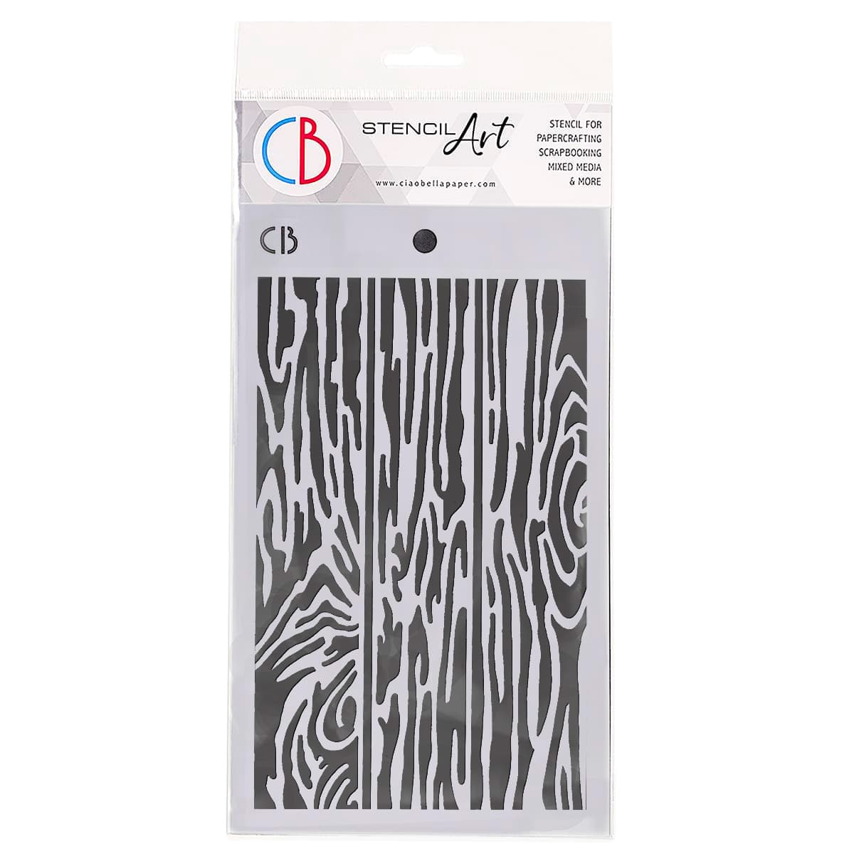 Pochoir texturé 12,7 cm x 20,3 cm Parquet