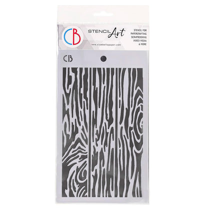 Pochoir texturé 12,7 cm x 20,3 cm Parquet