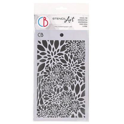 Ciao Bella Pochoir de texture 12,7 cm x 20,3 cm Poinsettia