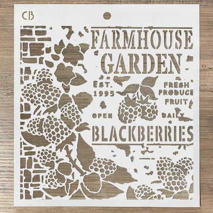 Pochoir à texture Ciao Bella 20x20 cm Farmhouse Garden