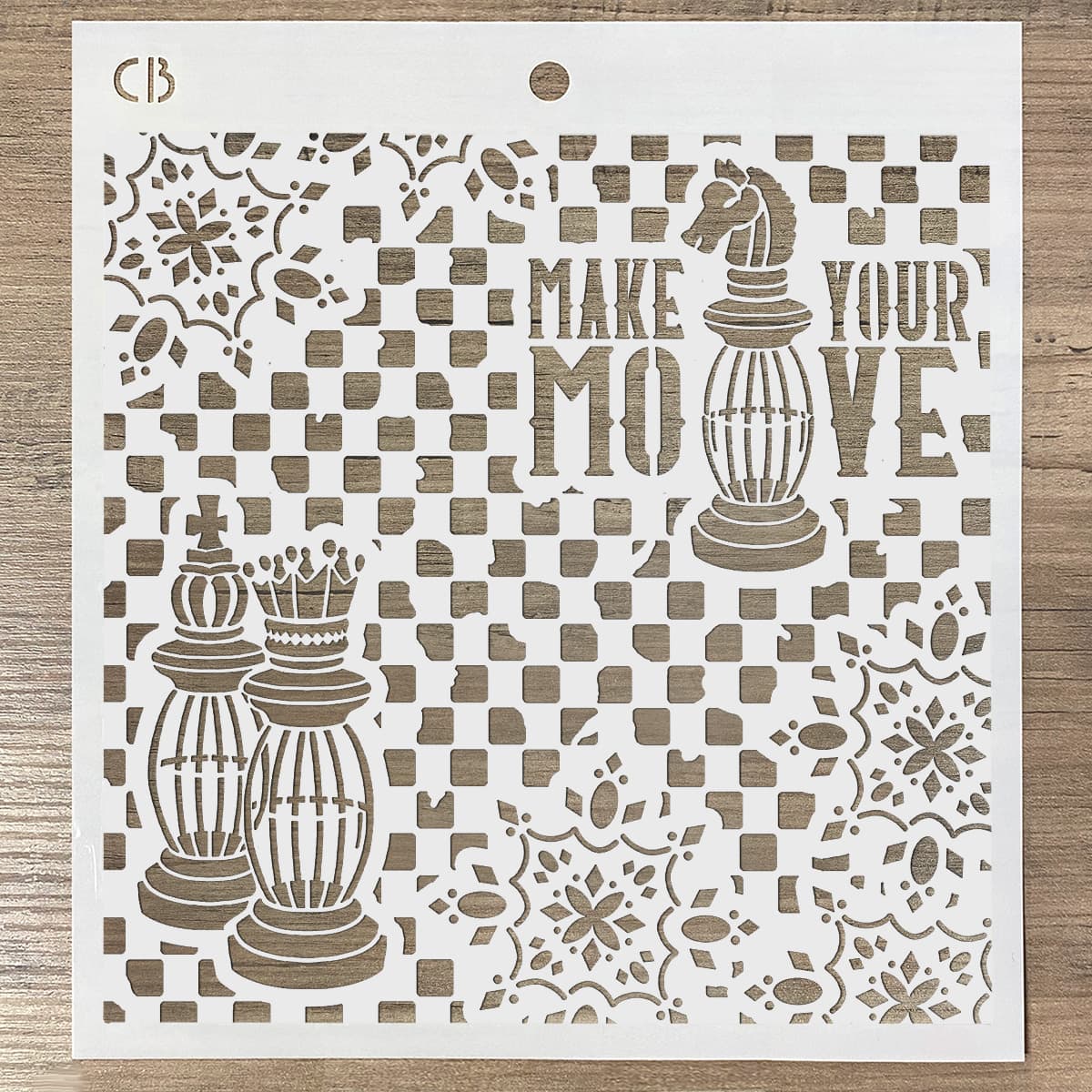 Ciao Bella Pochoir de texture 20x20cm Démarquez-vous