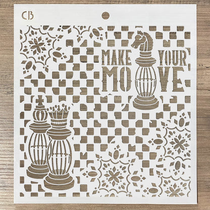 Ciao Bella Pochoir de texture 20x20cm Démarquez-vous