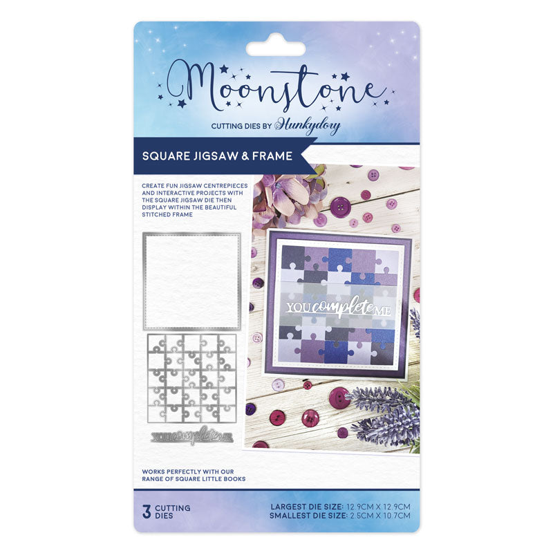 Matrices de découpe Moonstone - Puzzle carré et cadre