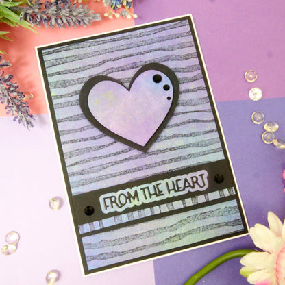 Moonstone Embossing Folders - Rayures vieillies