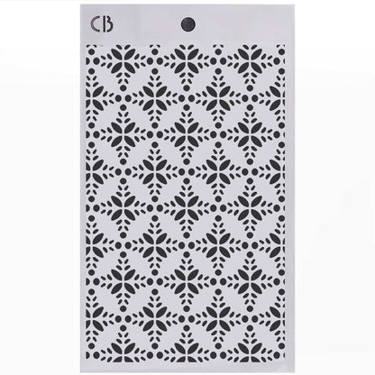 Mélange de pochoirs saison hivernale 12,7 x 20,3 cm – Ensemble trois couches (3 motifs uniques)