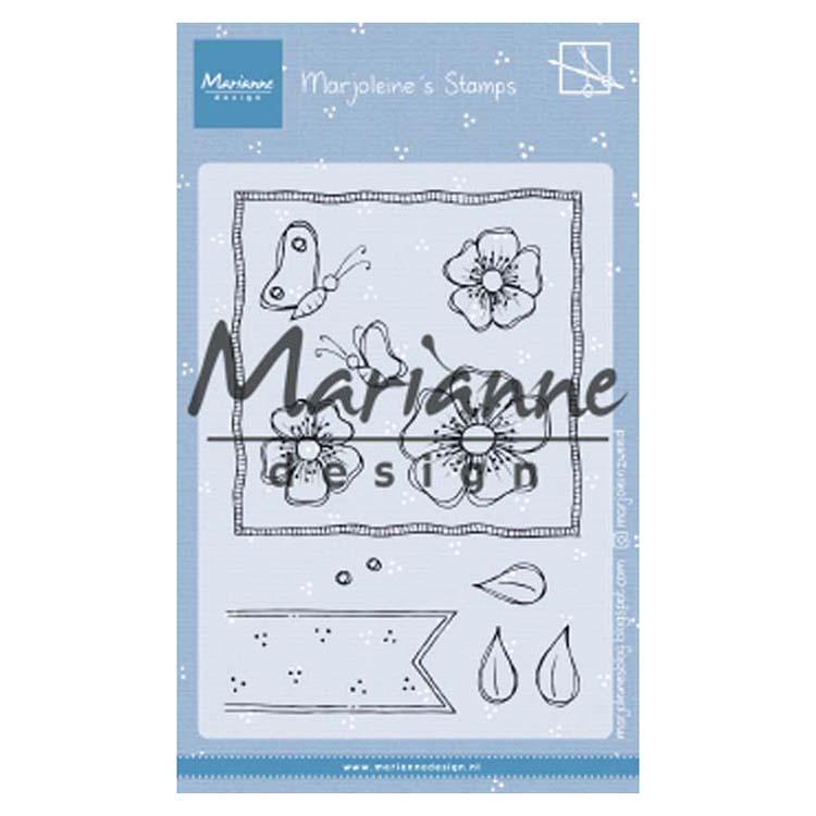Marianne Design Tampons Transparents Anémones de Marjoleine