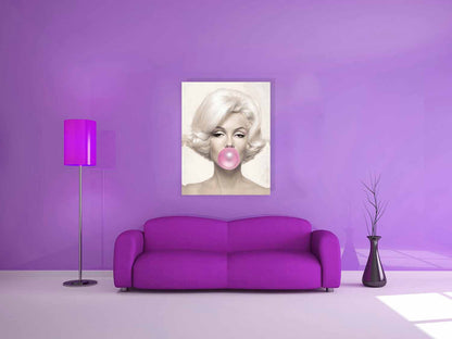 Marilyn in pink-Wall art decor