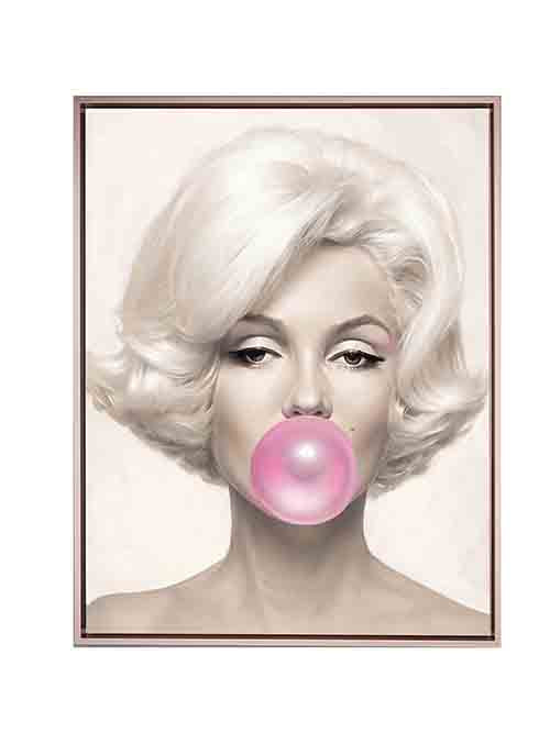 Marilyn in pink-Wall art decor